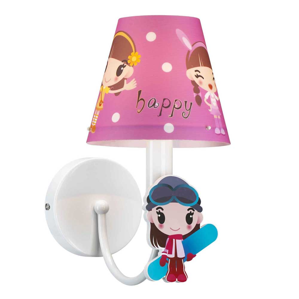 Wall light pink
