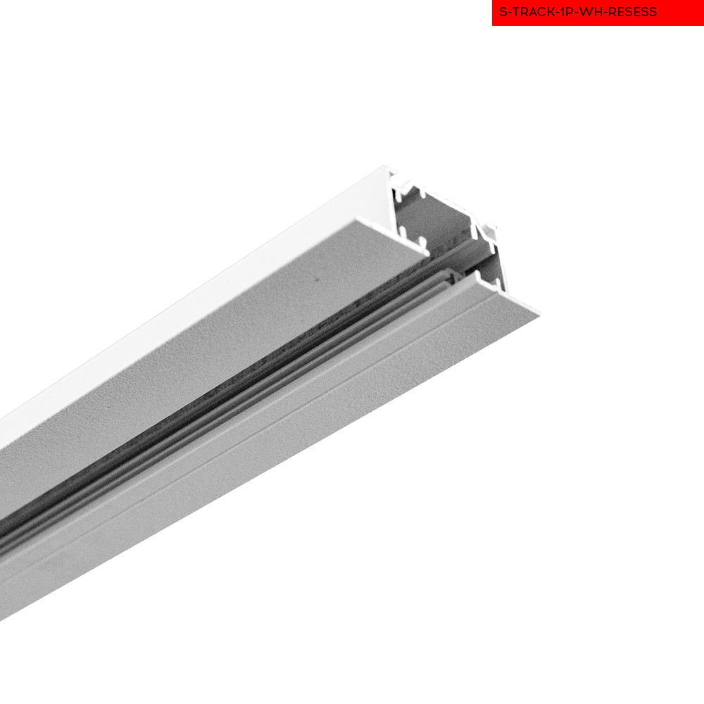Recessed lighting track