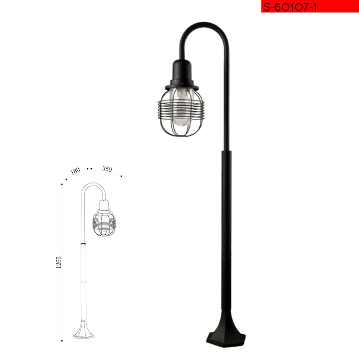 Lighting pole for the garden
