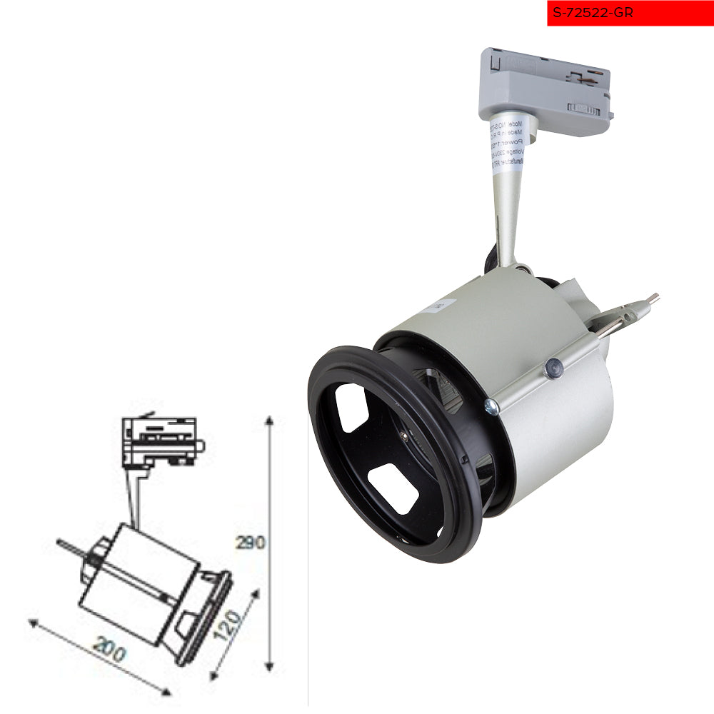 Single-phase track lighting
