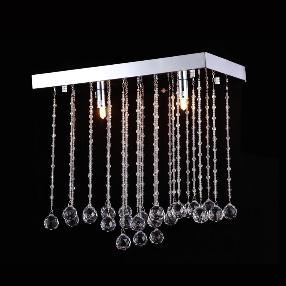 Crystal wall lamp