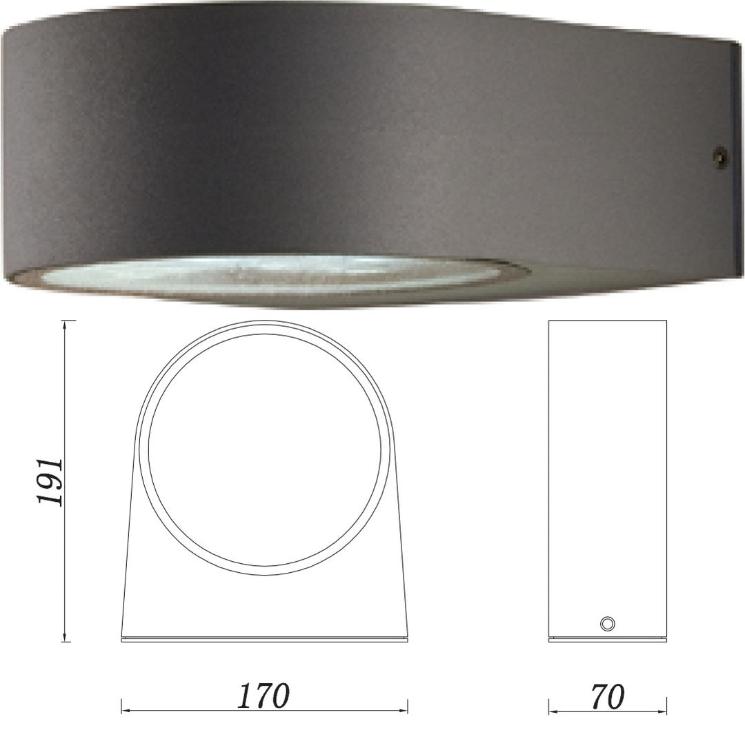 Outdoor wall lamp
