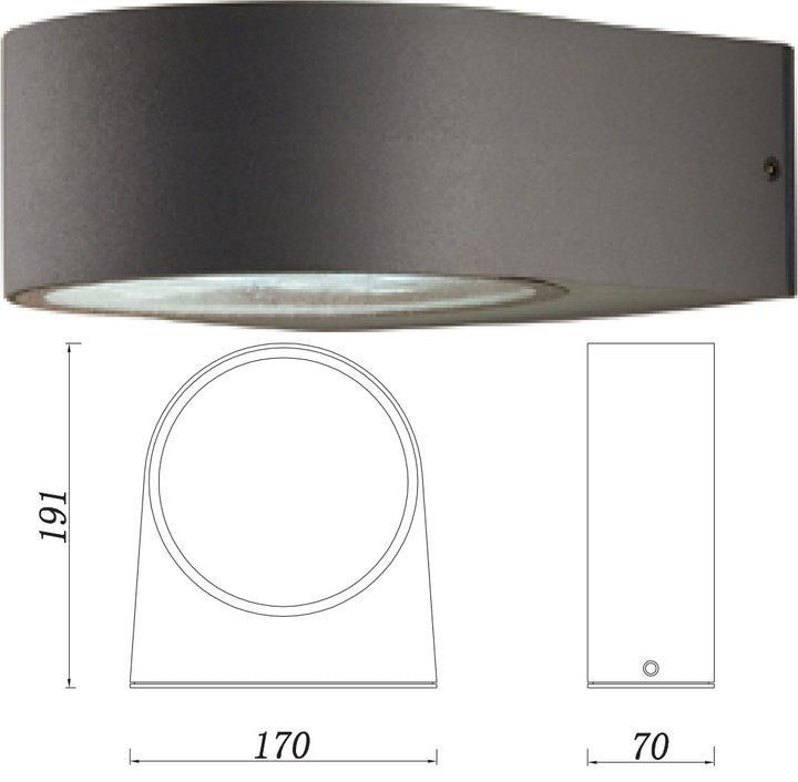 Outdoor wall lamp