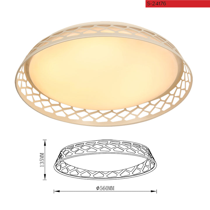 Ceiling mounted lamp
