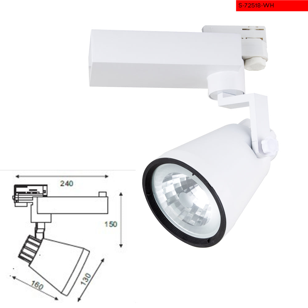 Single-phase track lighting