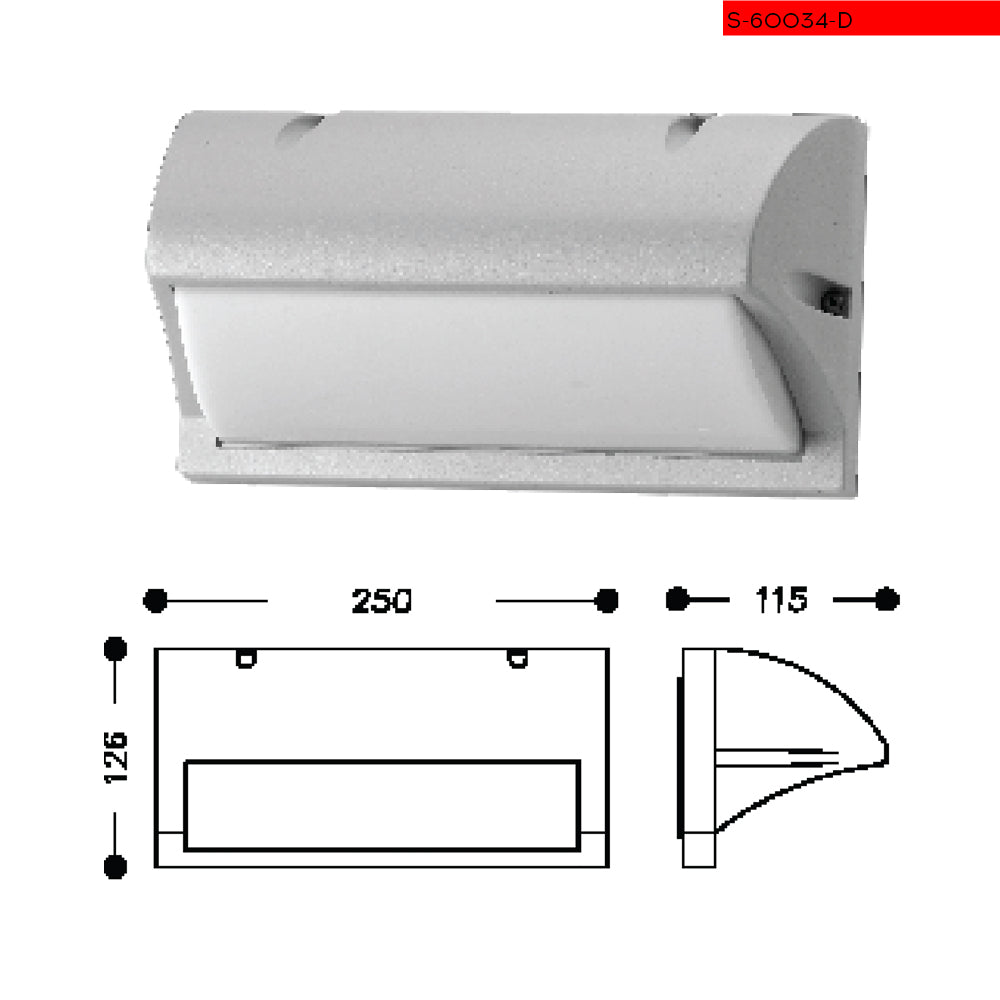 Outdoor wall lamp