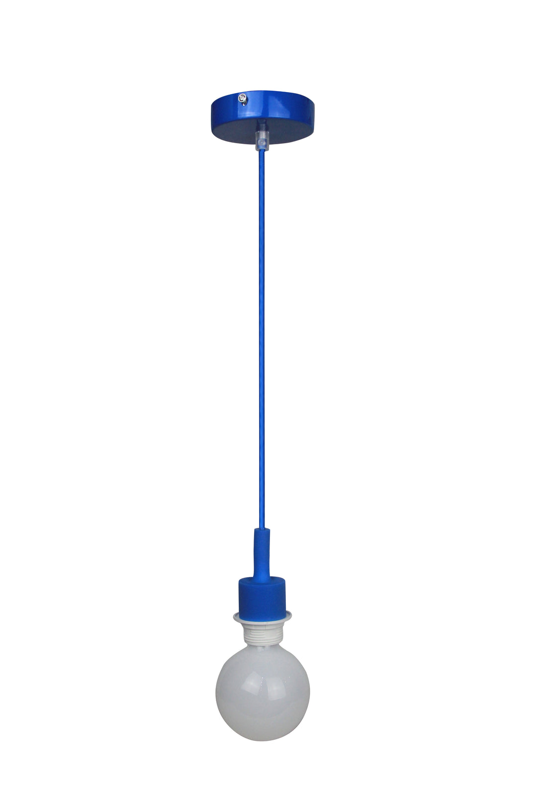 Lamp housing with wire blue