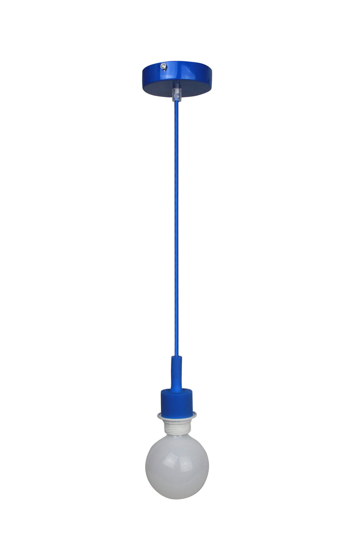 Lamp housing with wire blue