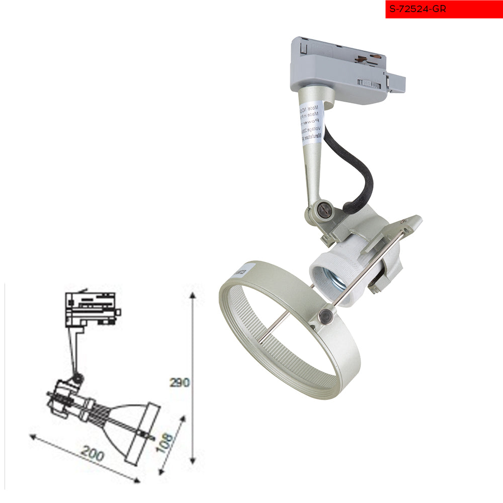 Single-phase track lighting PAR30