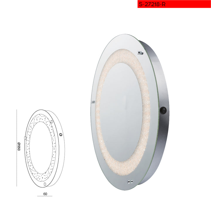Mirror with lighting