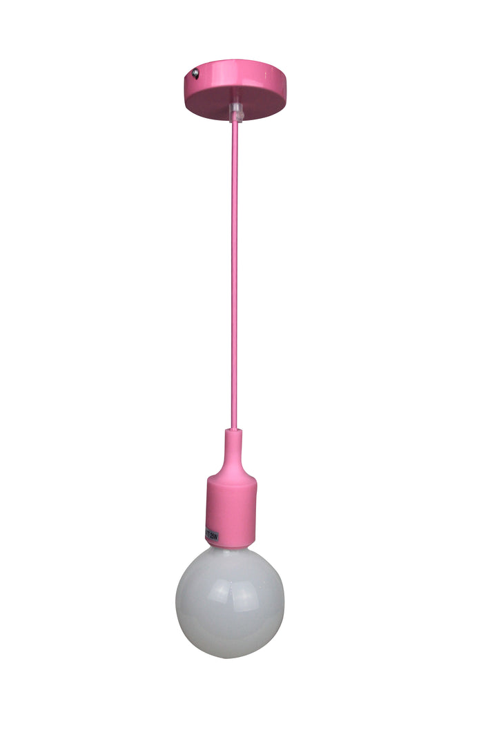 Lamp housing with wire pink