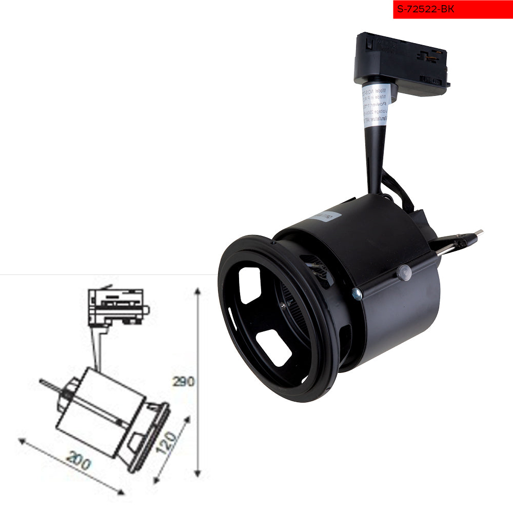 Single-phase track lighting