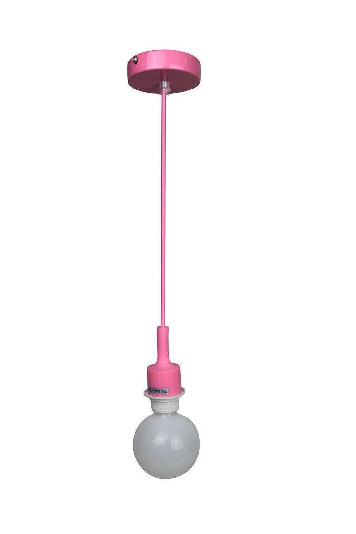 Lamp housing with wire pink