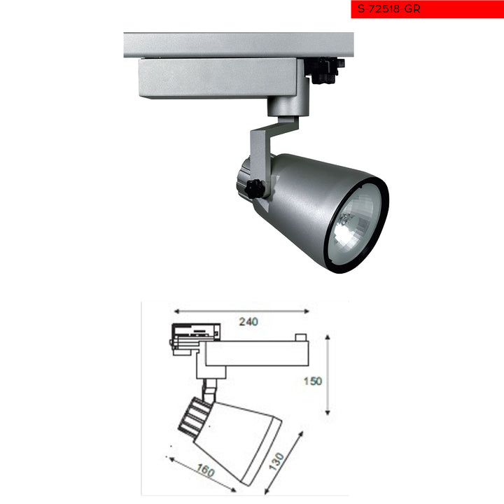 Single-phase track lighting