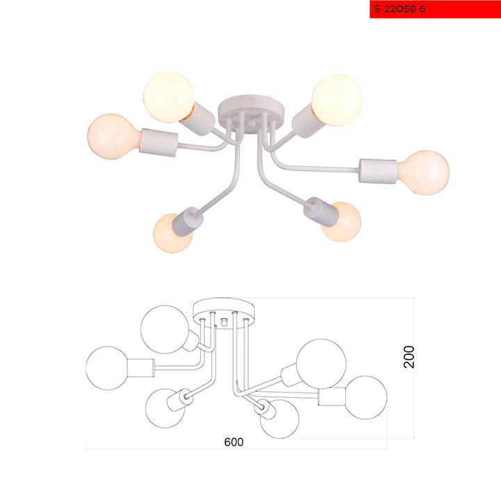 Ceiling mounted lamp