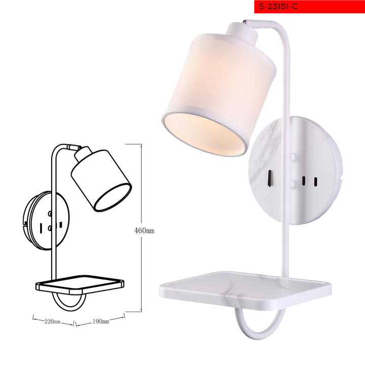 Wall light  white