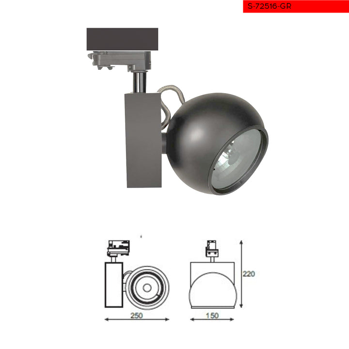 Lighting for a three-phase track