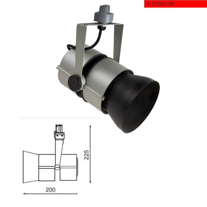 Single-phase track lighting PAR30