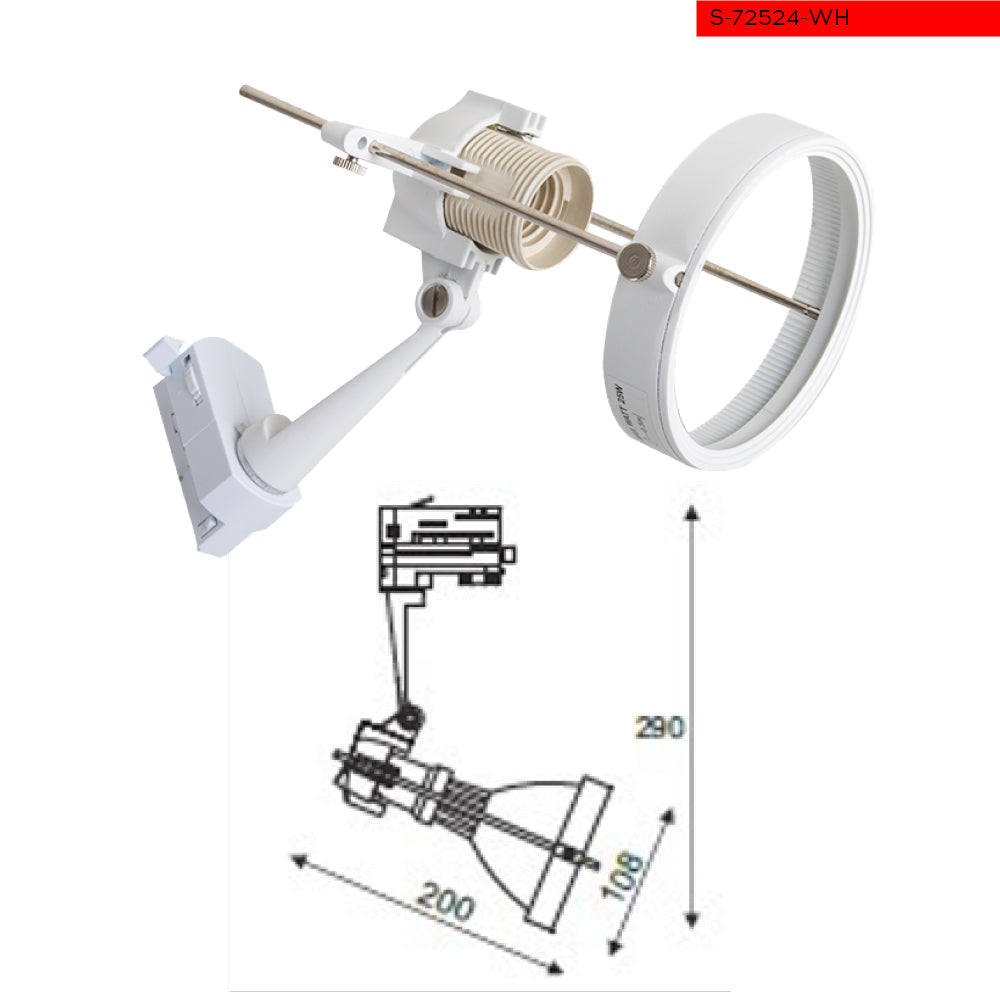 Single-phase track lighting PAR30