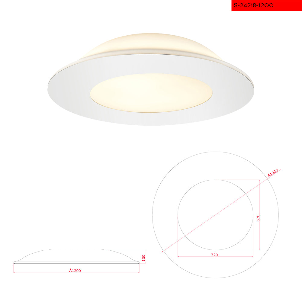Ceiling mounted lamp